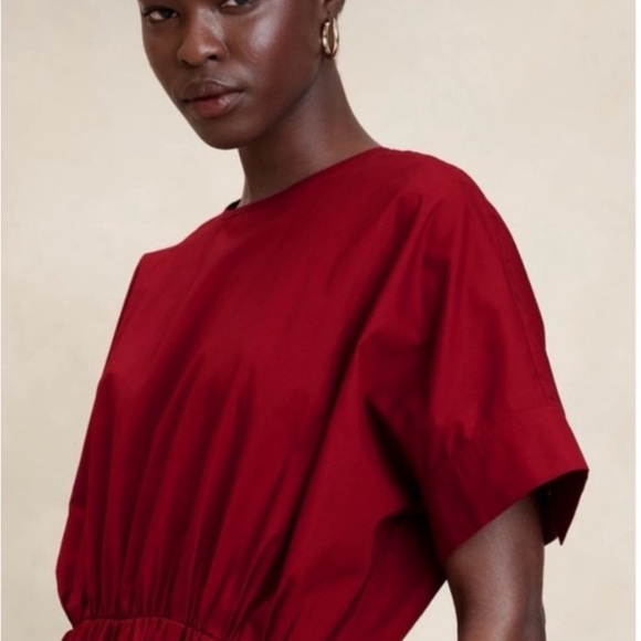 Banana Republic Poplin Mini Dress size S - Picture 2 of 9